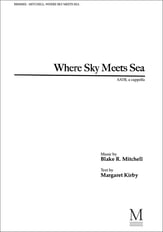 Where Sky Meets Sea SATB choral sheet music cover